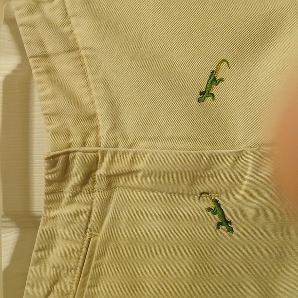 J CREW Women's Cream Shorts with Green Lizard Embroidery Size 4 - Picture 3 of 11